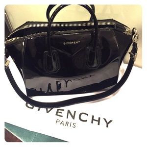Givenchy Medium Antigona Patent Leather tote